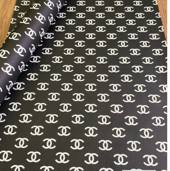 One yard faux leather fabric