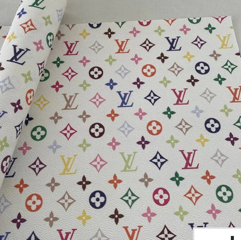 One yard faux leather fabric