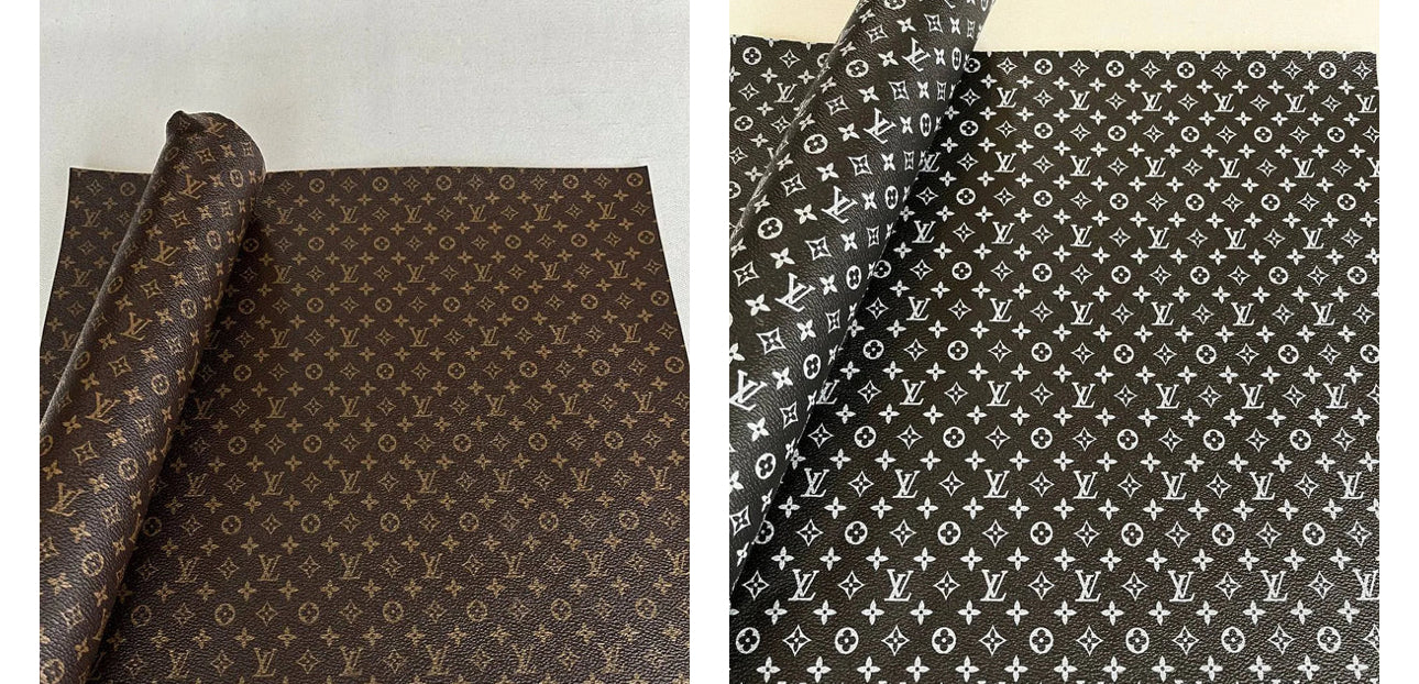 One yard faux leather fabric