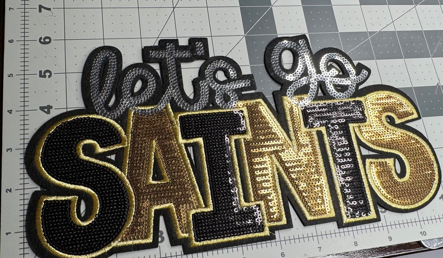 Let’s go Saints patch 