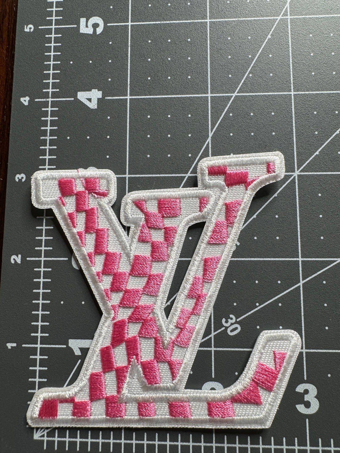 Light Pink checkerboard patch