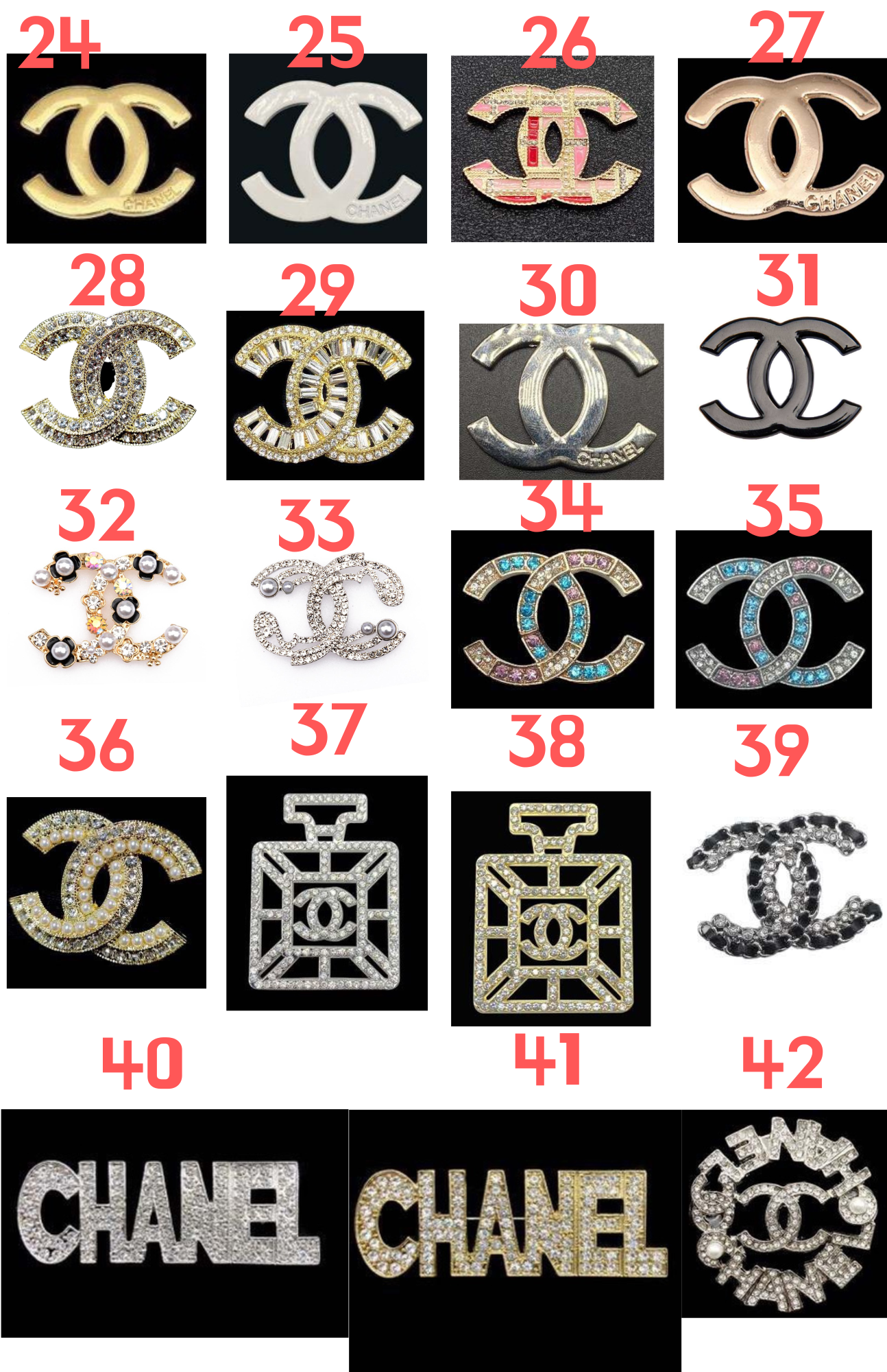 Luxury charms