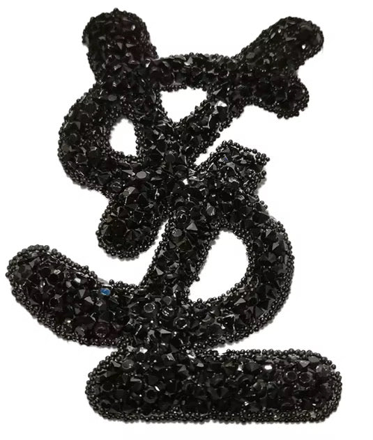 Black YSL patch