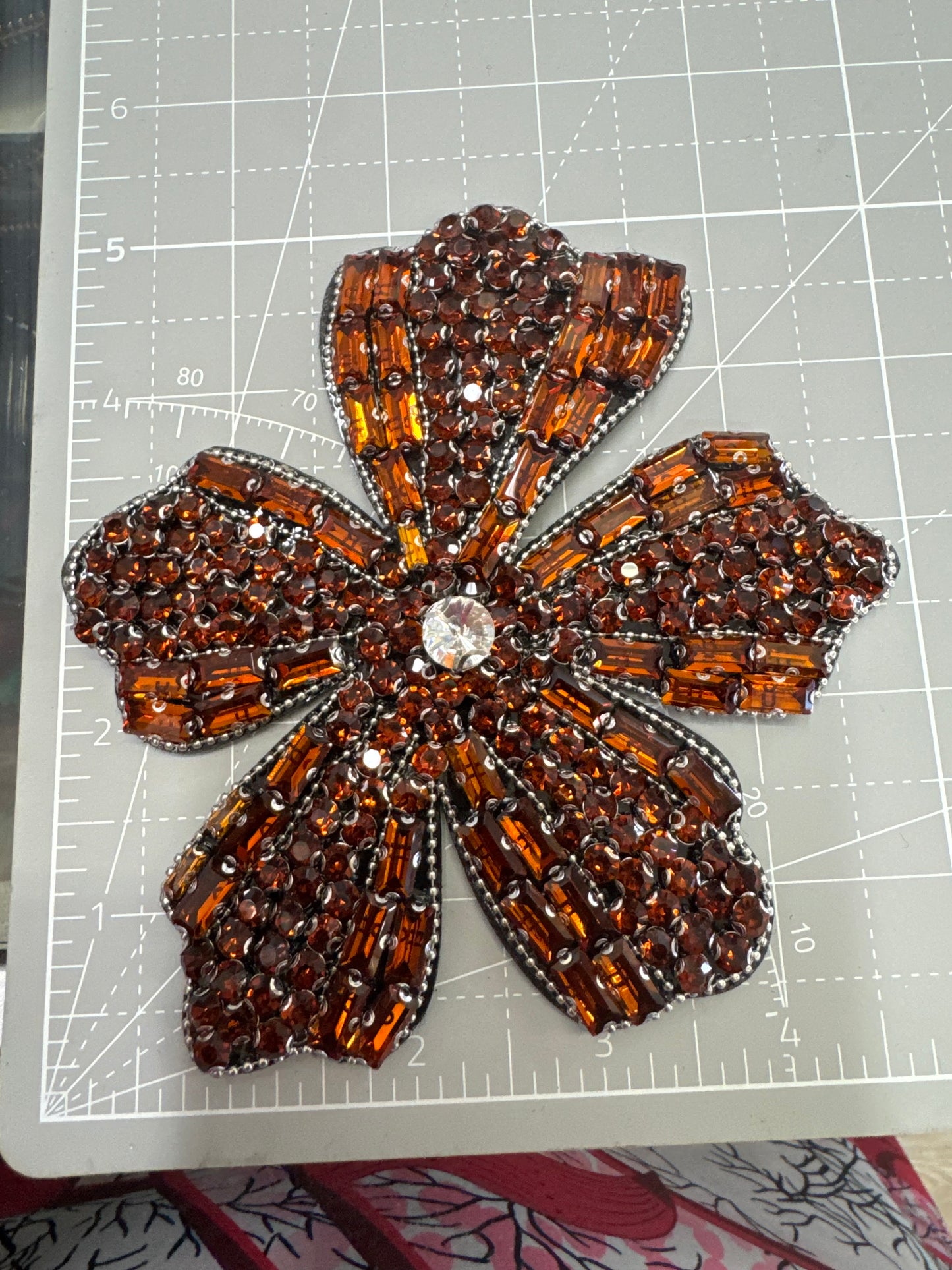 ￼Rhinestone Flowers