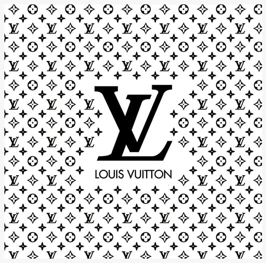 White & Black LV DTF