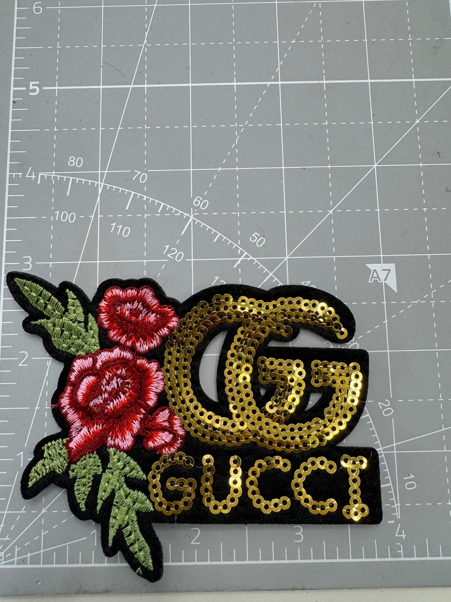 Bling Designer w/ flowers patches