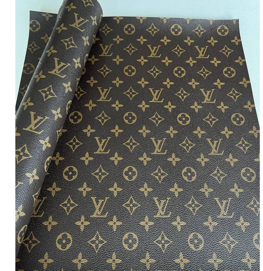 One yard faux leather fabric