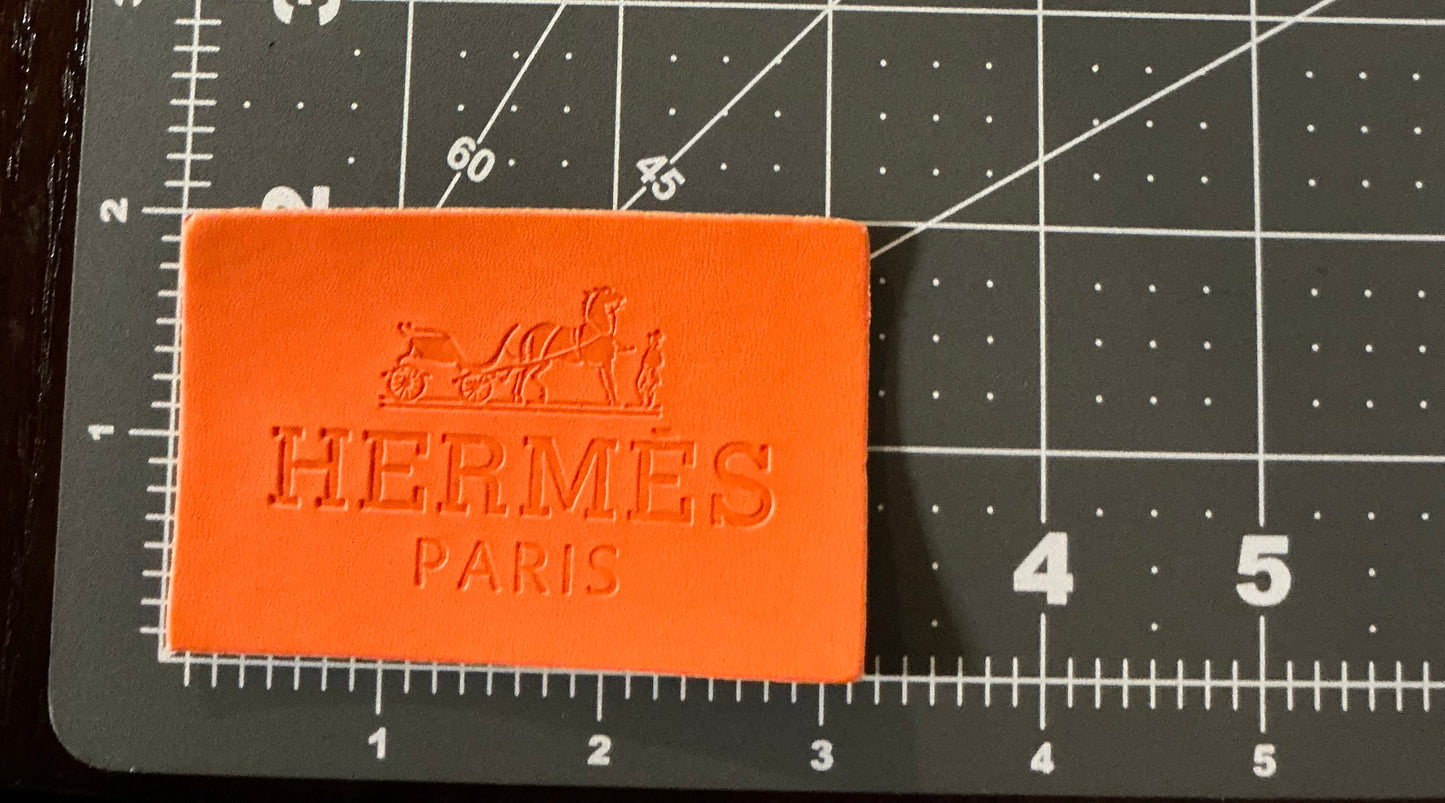 Her-mes Tag 3 inches