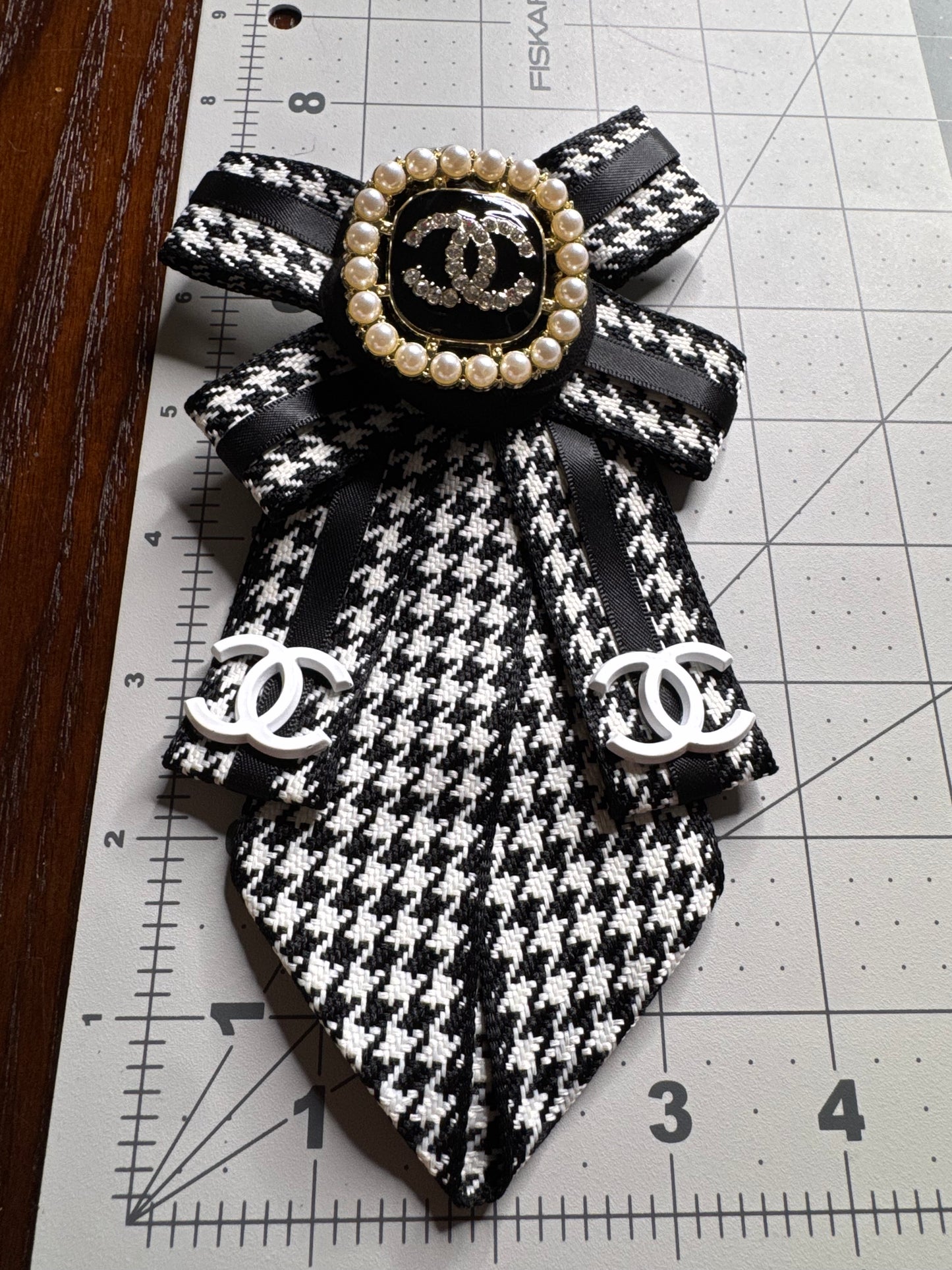 CC bows Brooches