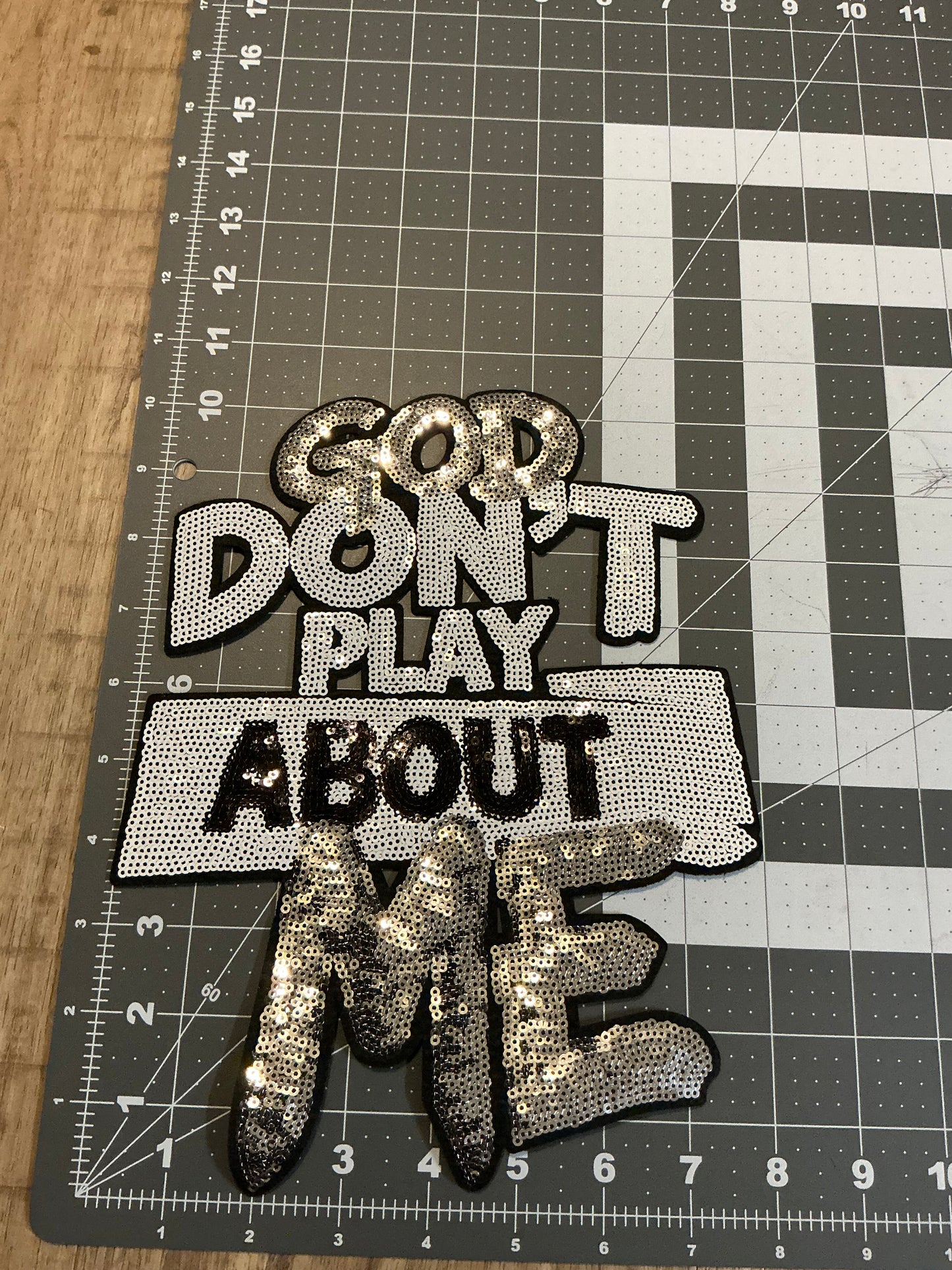 God don’t play about me patches