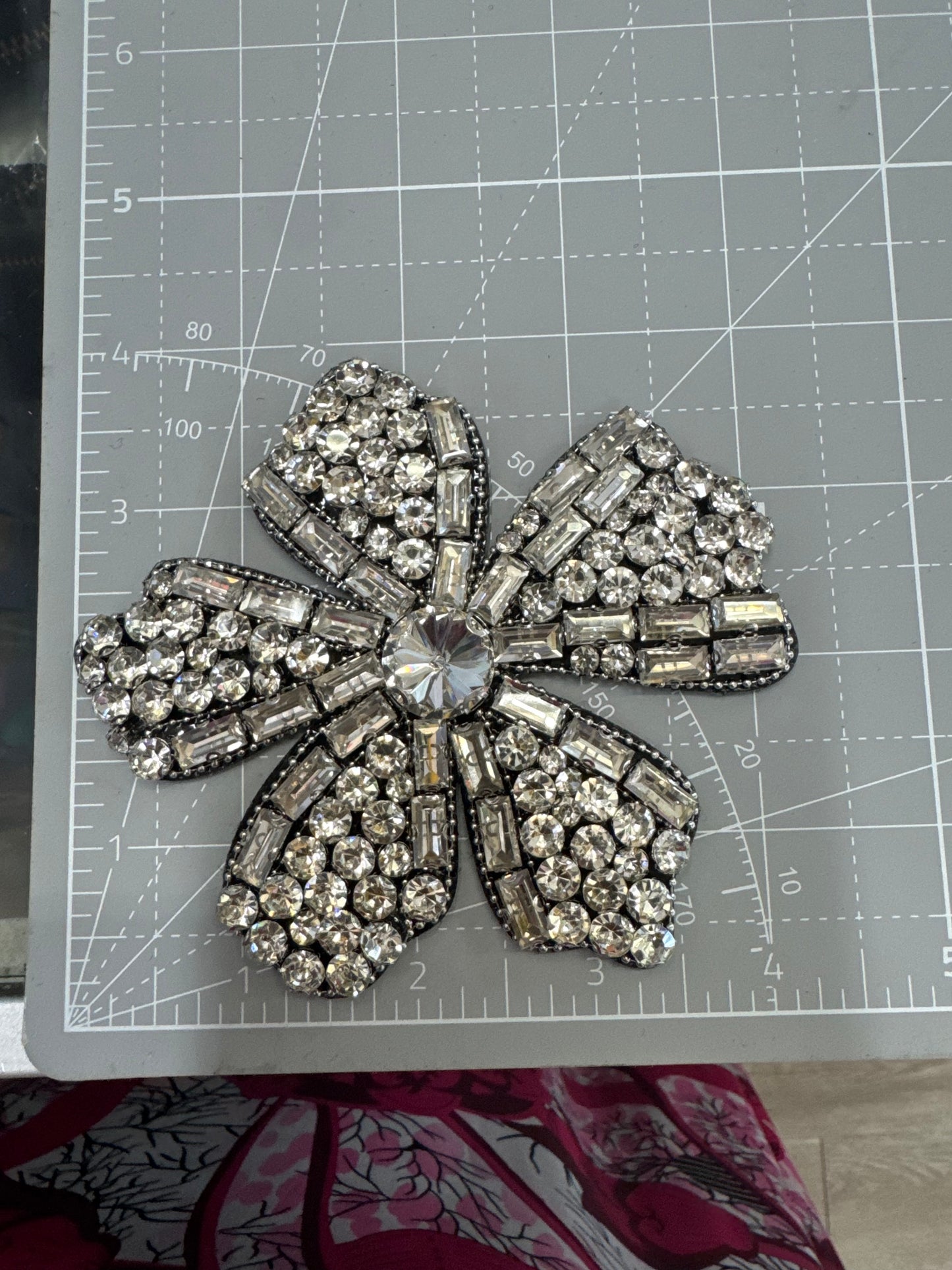 Rhinestone Flower