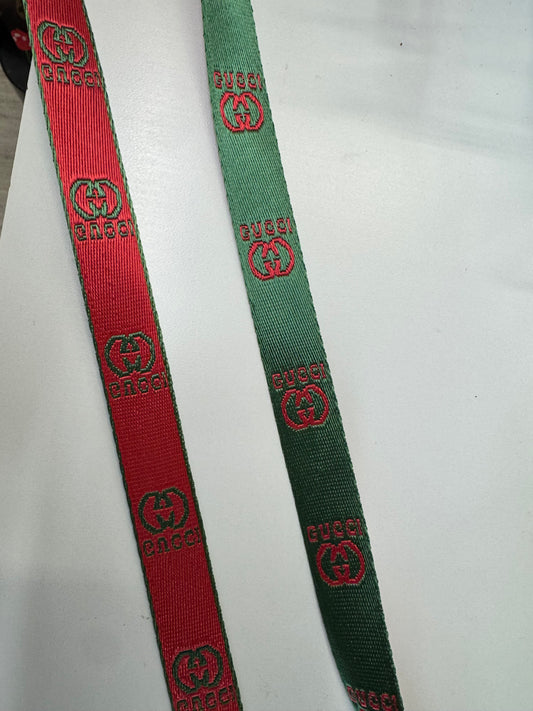 Green GG ribbon (1yard)