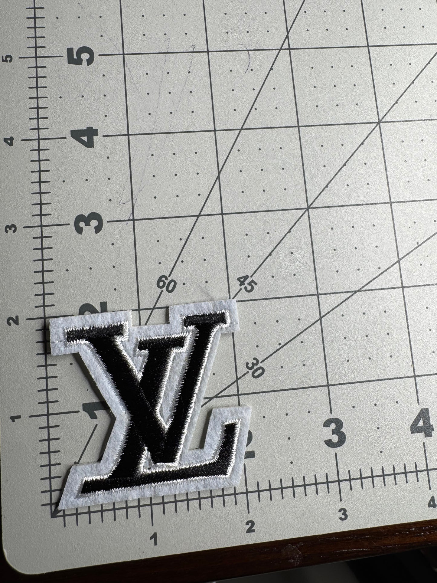 Black LV patch