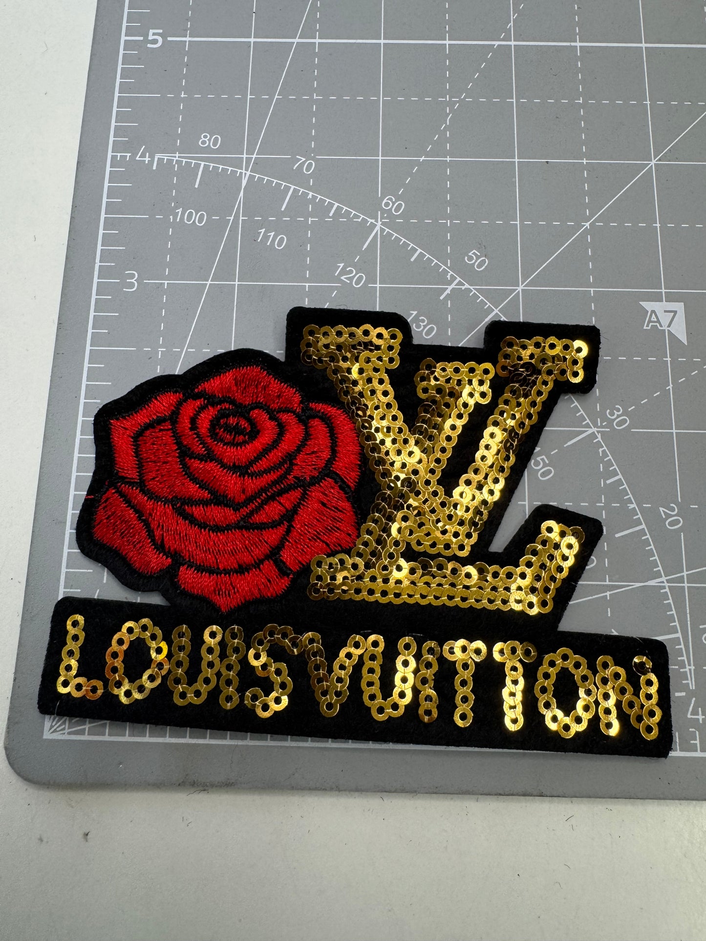 Bling Designer w/ flowers patches