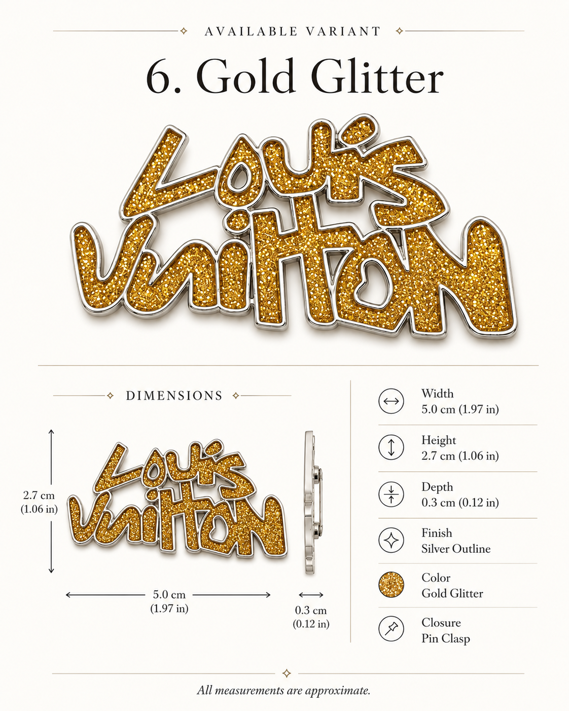 L.V charm catalog design