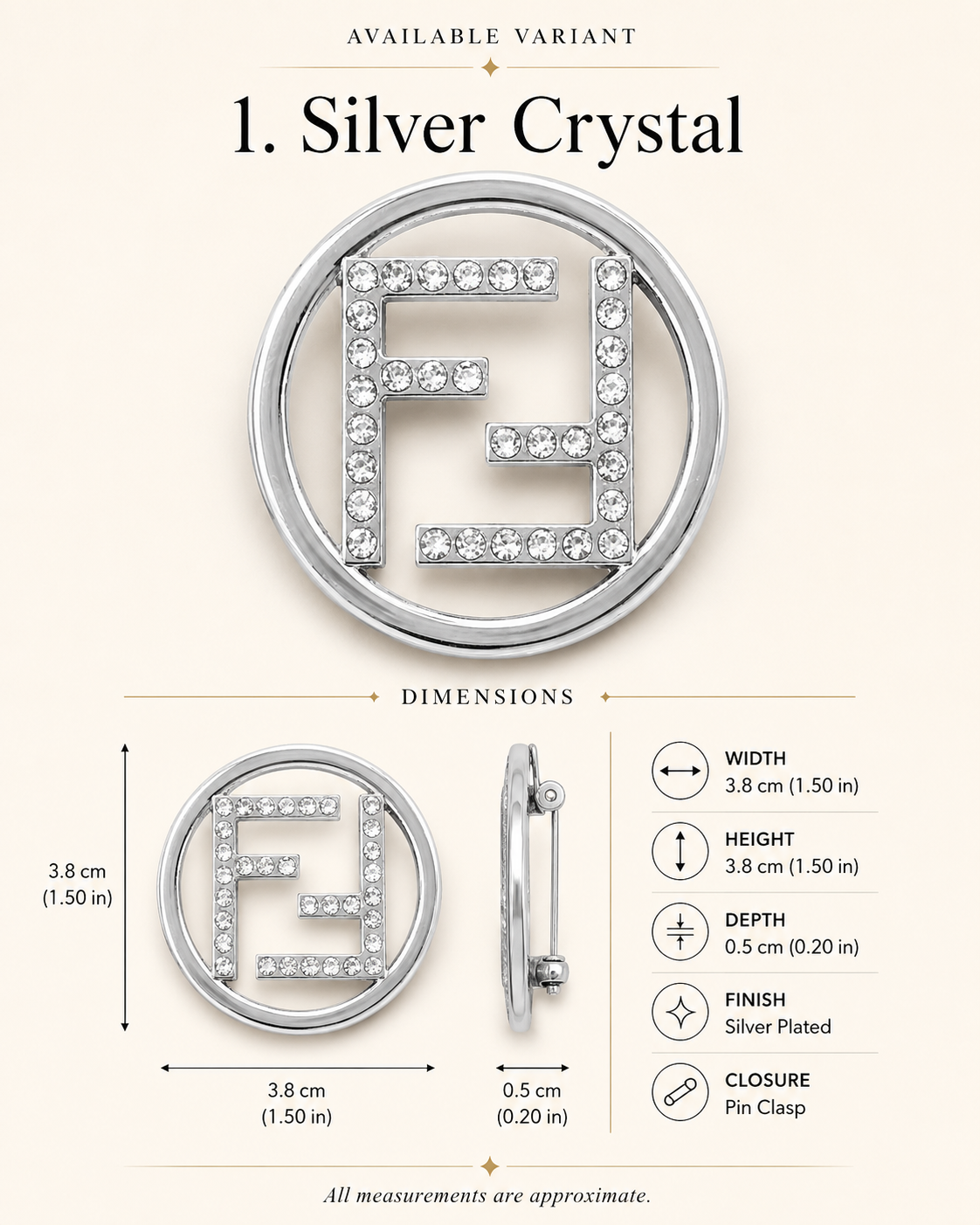 FF Flat Back Charms available in two variants