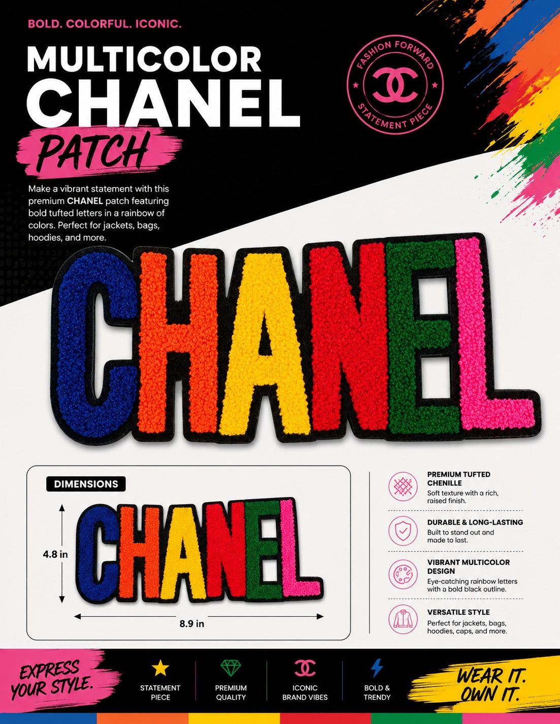 Multi Colour channel patch