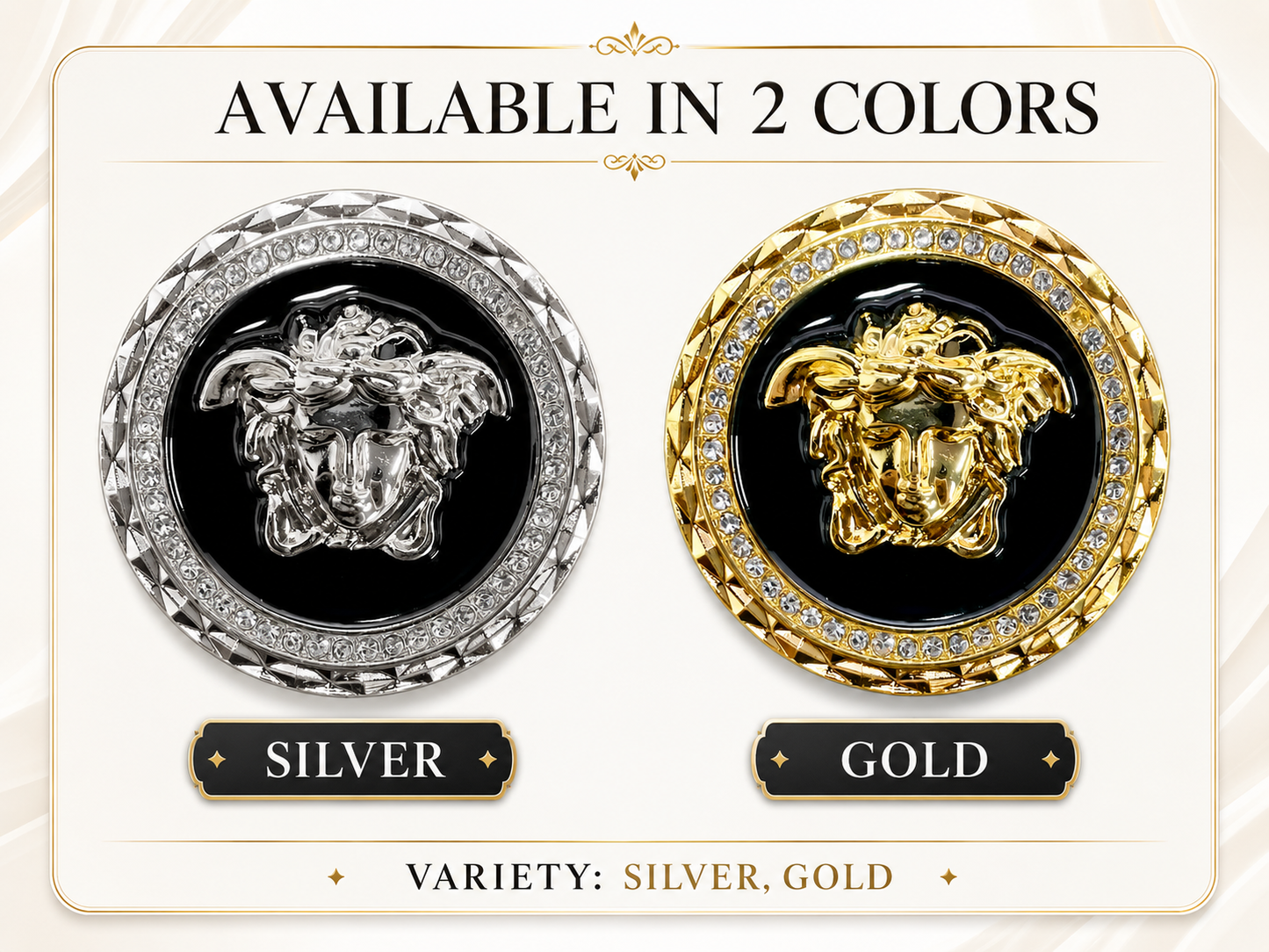 Medusa head charms