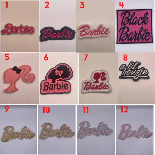 BARB iron on patches